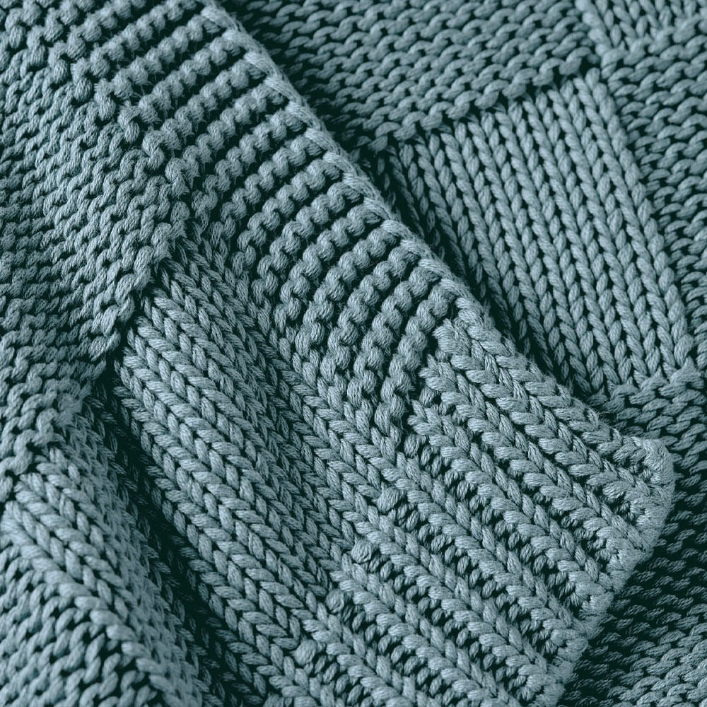 Manta Trussardi Piazze 125x150cm Aqua