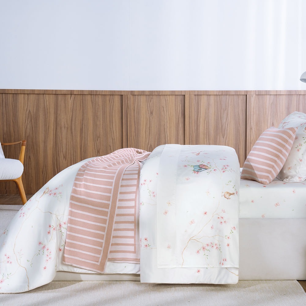 Manta Trussardi Simona 125x150cm Rosa