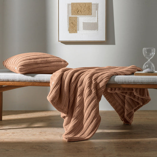 Manta Karsten Elana 100% Poliéster 120x175cm Âmbar