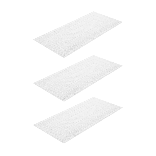 Kit 3 Tapetes Buddemeyer Legend Branco – 53 x 110cm