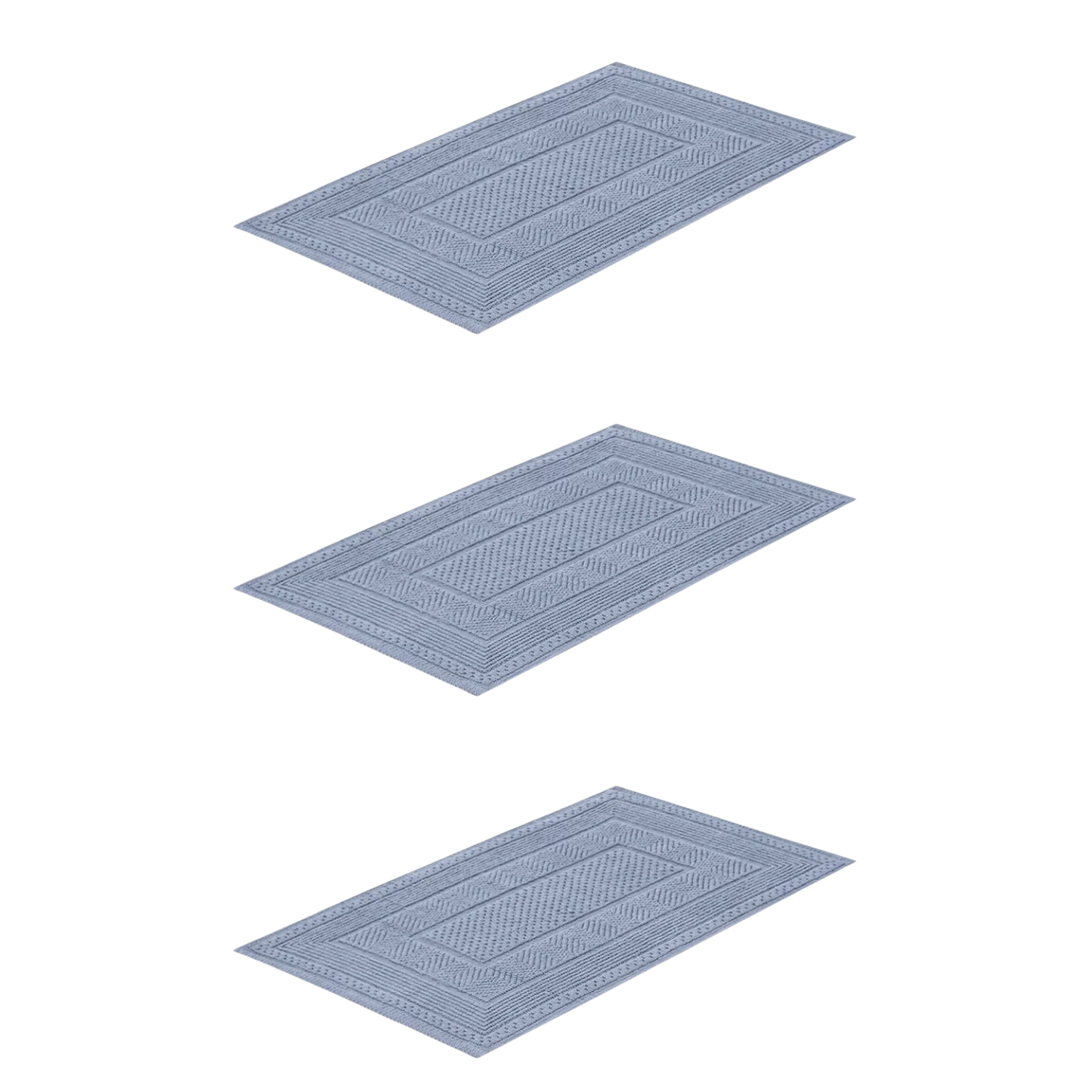 Kit 3 Tapetes Buddemeyer Legend Azul – 53 x 110cm