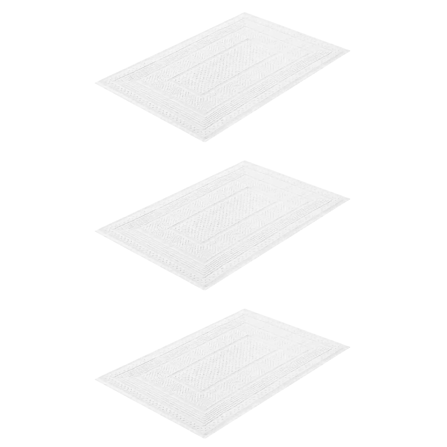 Kit 3 Tapetes Buddemeyer Legend Branco – 50 x 80cm