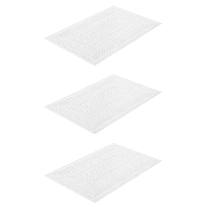 Kit 3 Tapetes Buddemeyer Legend Branco – 50 x 80cm