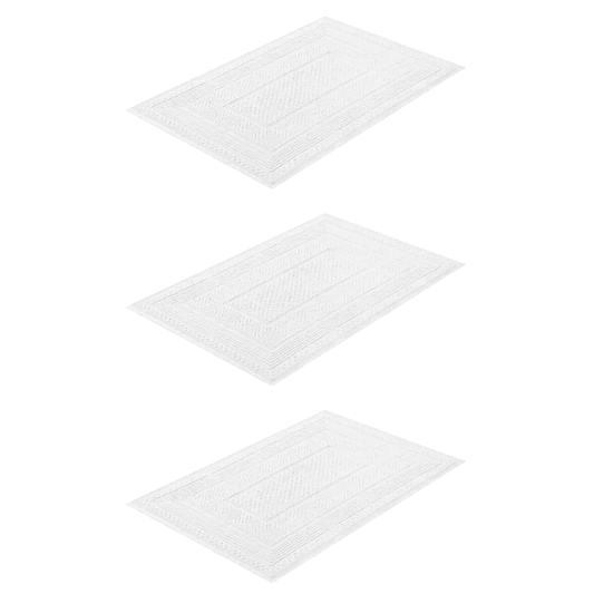 Kit 3 Tapetes Buddemeyer Legend Branco – 50 x 80cm