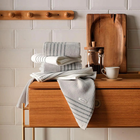 Pano de Copa Karsten Collins Branco 100% Algodão 47cm x 65cm