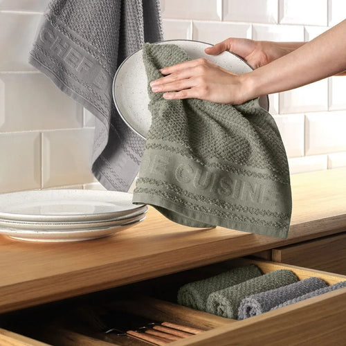 Pano de Copa Karsten Cuisine Verde 100% Algodão 46cm x 65cm