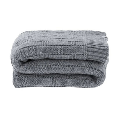 Peseira Kacyumara Tricô Treliça 260cm Prata