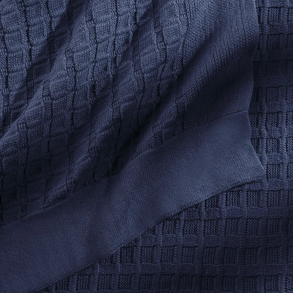 Peseira Trussardi Tricot Erice Marittimo 100% Algodão 80cm x 2,40m