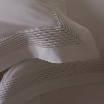 Jogo de Cama Super King Buddemeyer Luxus Pierre 600 Fios 100% Algodão Branco 280x290cm