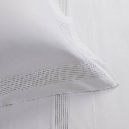 Jogo de Cama Super King Buddemeyer Luxus Pierre 600 Fios 100% Algodão Branco 280x290cm