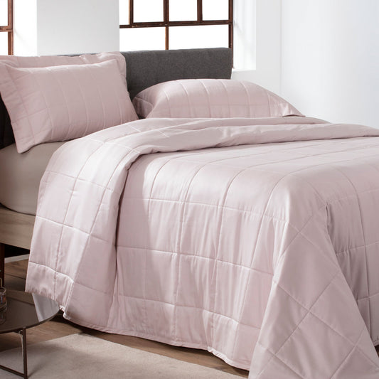 Porta Travesseiro Kacyumara Square Matelassê Rose Parisi 50cm x 70cm