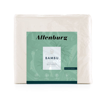 Protetor de Colchão Altenburg Impermeável Bambu King 1,93x2,03x0,50m Branco