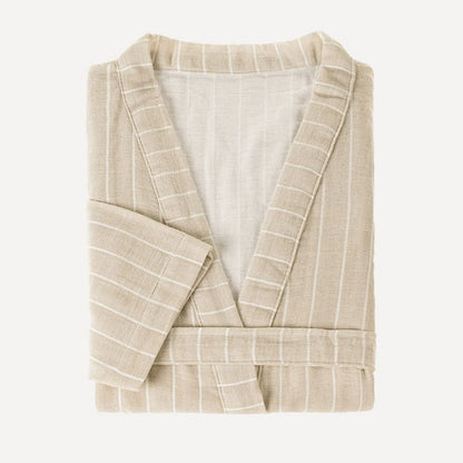 Roupão Karsten Lino Unissex Fendi 90% Algodão 390g/m² Tamanho M