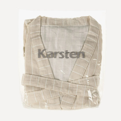 Roupão Karsten Lino Unissex Fendi 90% Algodão 390g/m² Tamanho M