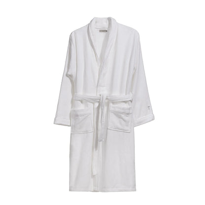 Roupão Trussardi Barone Veludo Branco – G