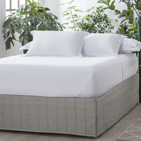 Saia Box Kacyumara Square Solteiro Plus Algodão Egípcio Cor Fend