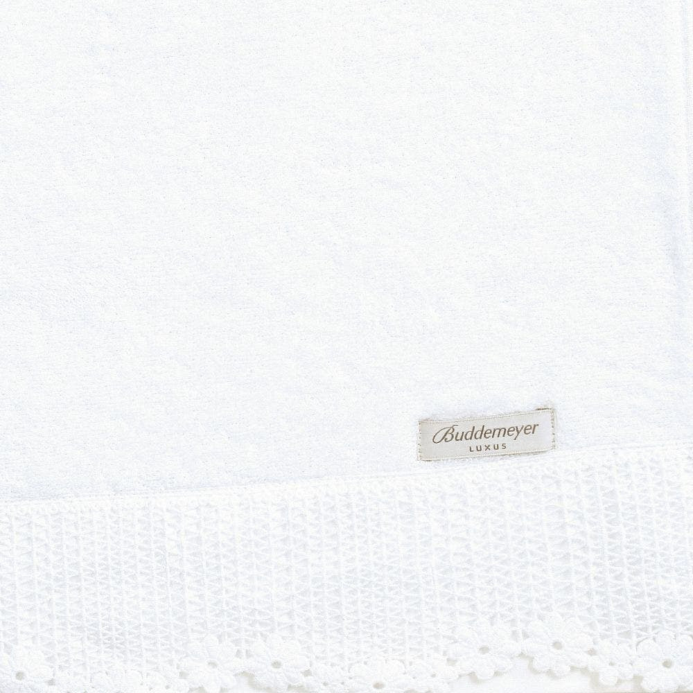 TOALHA LAVABO AYA C/ RENDA BRANCA 30X50CM