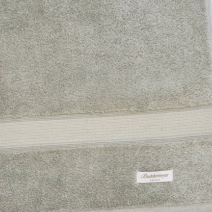 Toalha de Lavabo Buddemeyer Luxus América Algodão Egípcio Cinza 30x50cm