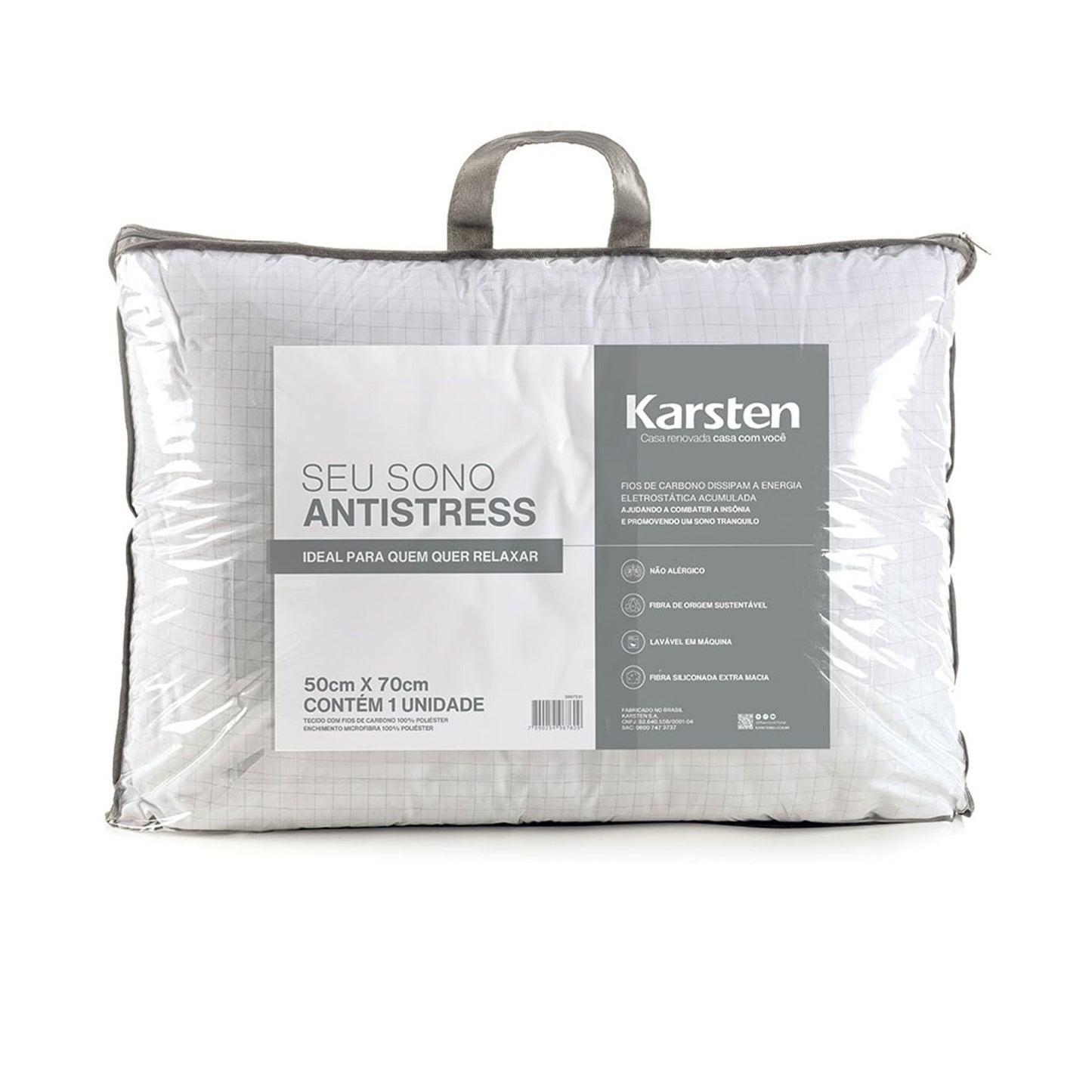 Travesseiro Karsten Antistress 50x70cm