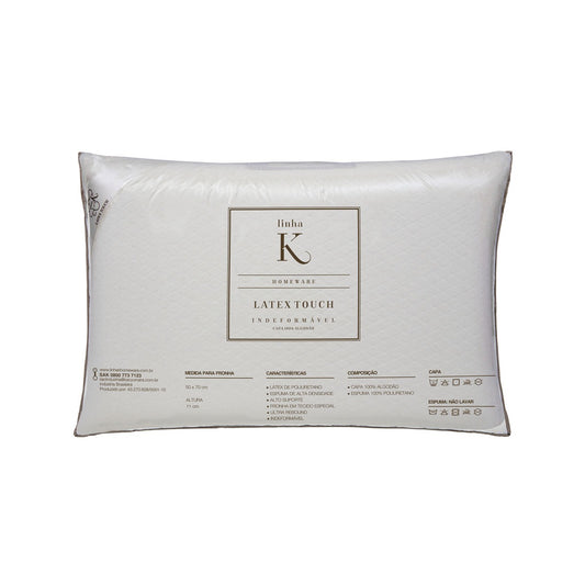 Travesseiro Kacyumara Linha K Látex Touch Altura 14cm 50x70cm