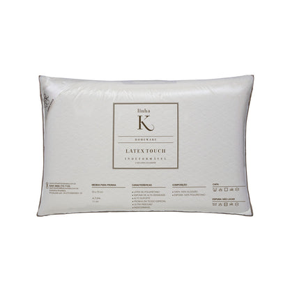 Travesseiro Kacyumara Linha K Látex Touch 50x70cm Altura 18cm