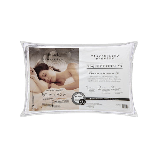 Travesseiro Kacyumara Toque de Petalas