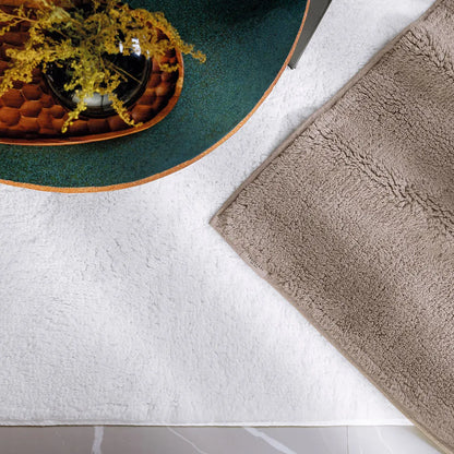 Tapete Trussardi Carmel 100% Algodão Branco 80x60cm