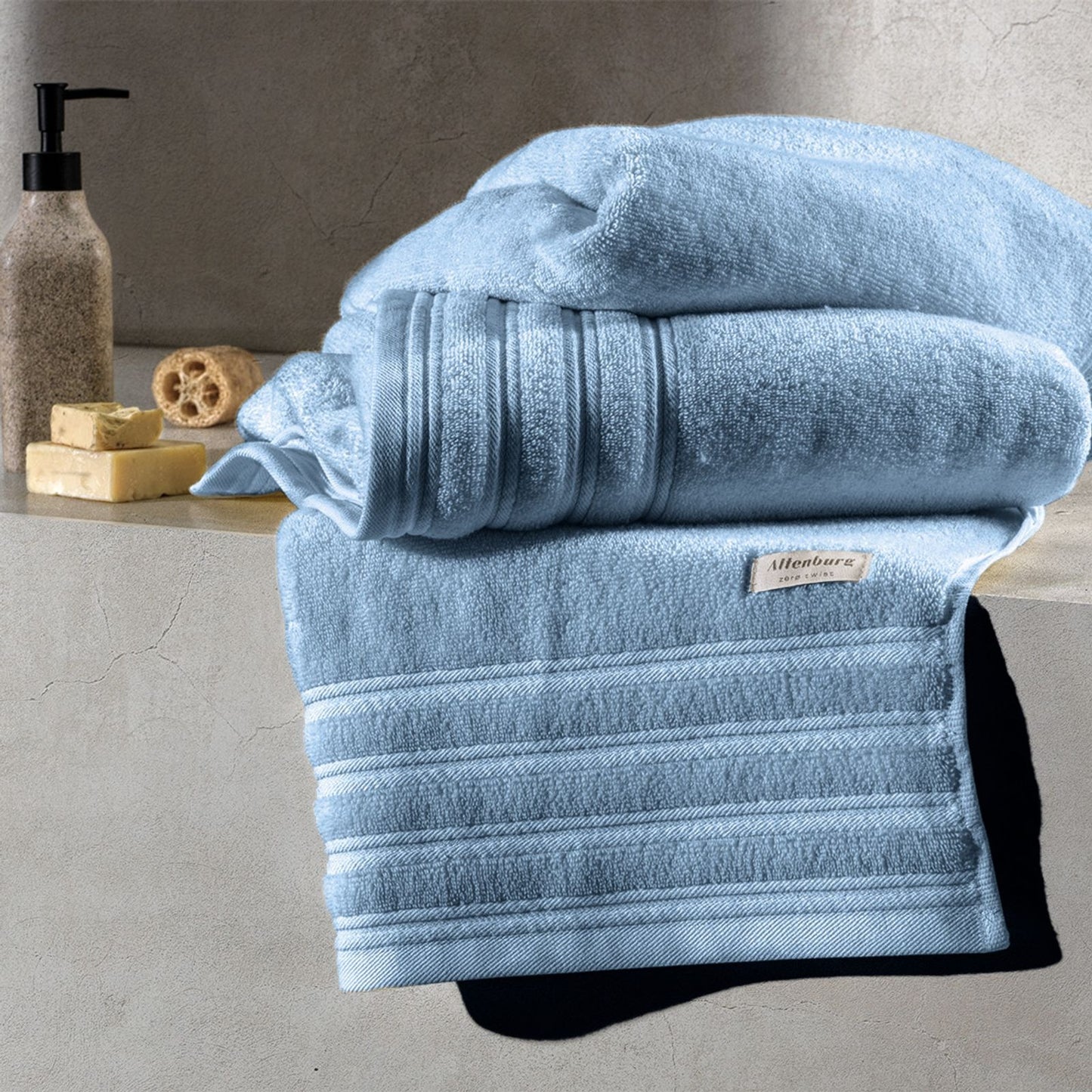 Toalha Banhão Altenburg Glam 90x1,50m Cor Azul Ártico