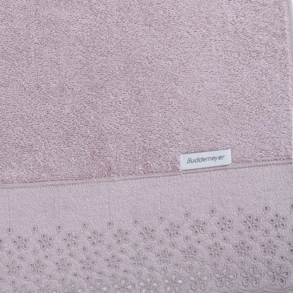 Toalha de Rosto Buddemeyer Crystal com Aplicação – Lilás