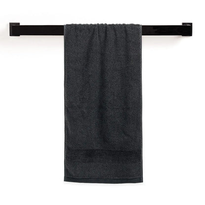 Toalha de Academia Trussardi Borgia Chumbo 100% Algodão 560g/m² 30cm x 1,20m