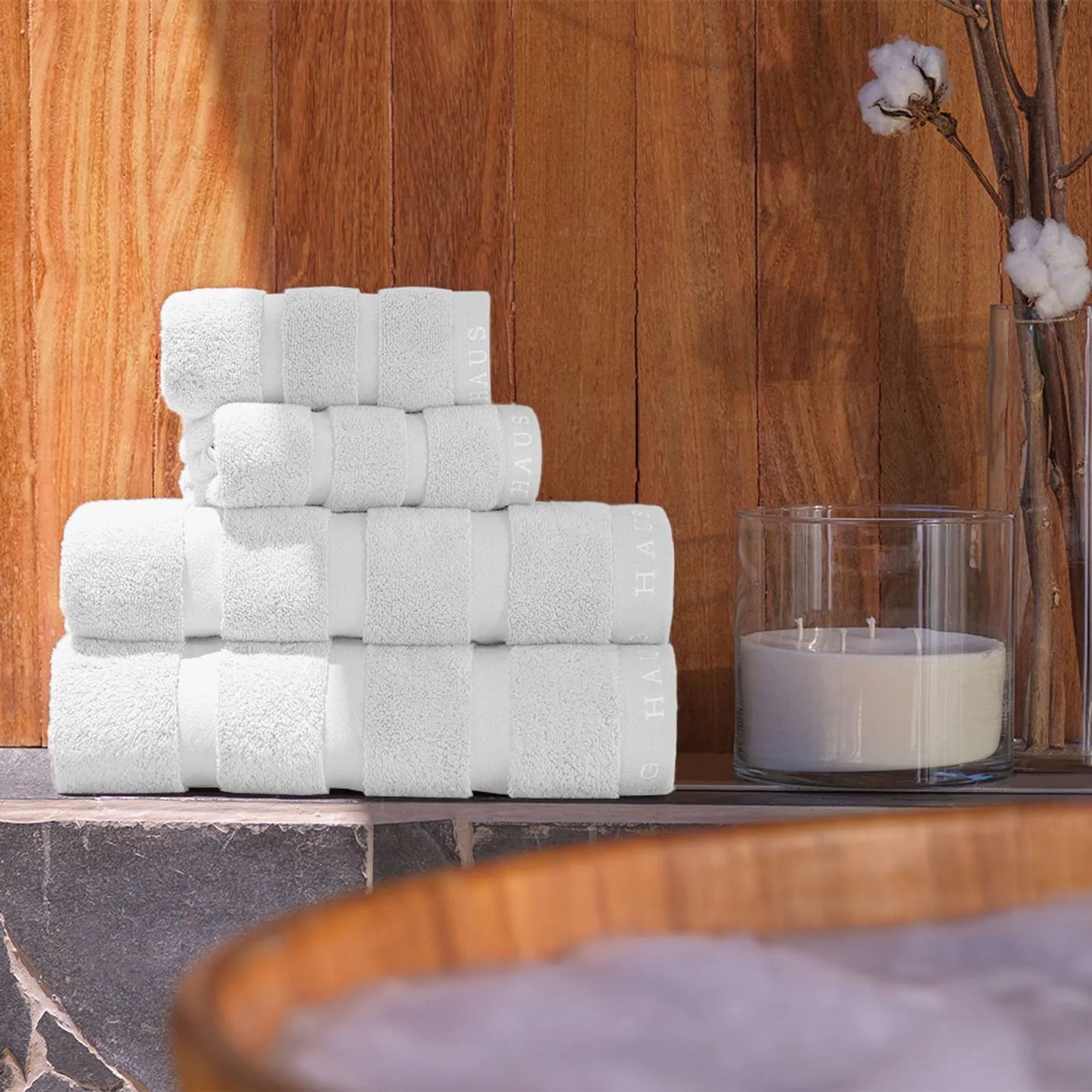 Toalha de Rosto Altenburg Haus Algodão Egípcio Bege Instinto (50cm x 80cm)