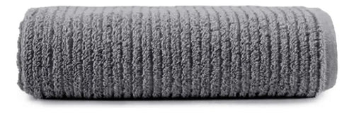 Toalha de Banho Altenburg Line 75x1,40m Cor Cinza Steel