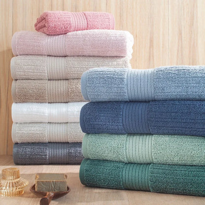 Toalha de Rosto Buddemeyer Fio Penteado Canelado – Taupe – 48cm x 85cm