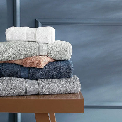 Toalha de Rosto Buddemeyer Luxus América 100% Algodão Egípcio Branco 48x90cm