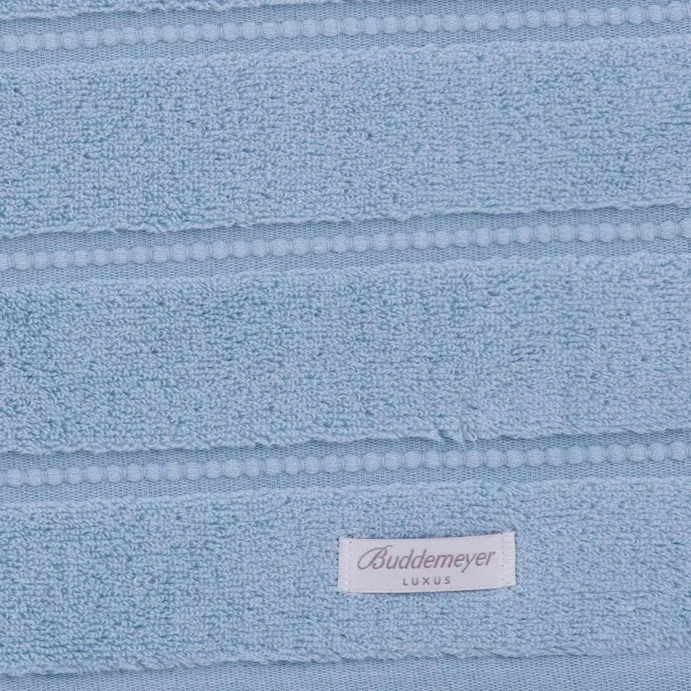 Toalha de Banho Gigante Buddemeyer Luxus Baby Skin Air 100% Algodão Azul Glacial 90x160cm