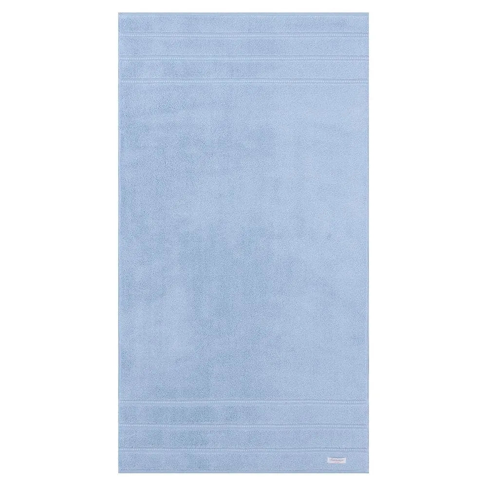 Toalha de Banho Gigante Buddemeyer Luxus Baby Skin Air 100% Algodão Azul Glacial 90x160cm