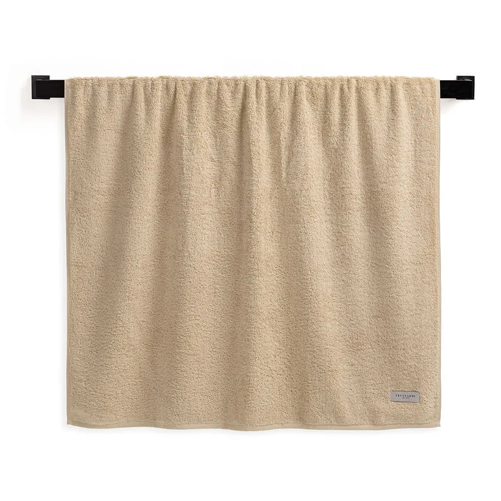Toalha de Banho Gigante Trussardi Fontani 100% Algodão Mocaccino