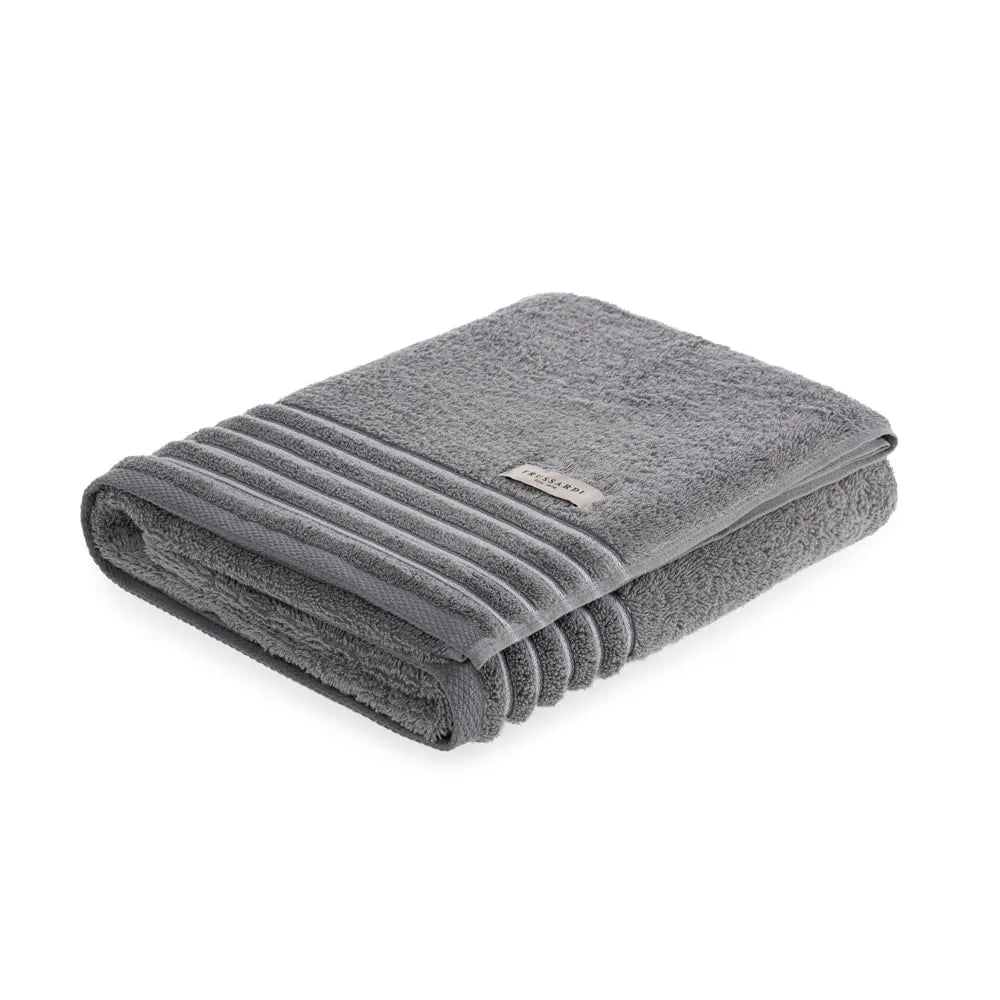 Toalha de Banho Gigante Trussardi Palladio Cinza – 86 x 1,50m