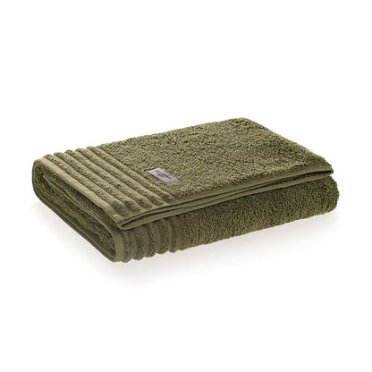 Toalha de Banho Trussardi Imperiale Oliva 100% Algodão 540g/m² 70cm x 1,40m