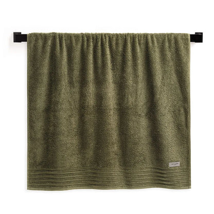 Toalha de Banho Trussardi Imperiale Oliva 100% Algodão 540g/m² 70cm x 1,40m