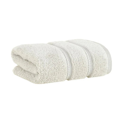 Toalha de Lavabo Buddemeyer Luxus Baby Skin Air 100% Algodão Cinza 30x50cm
