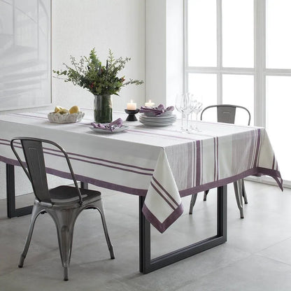 Toalha de Mesa Buddemeyer Lush Quadrada Vinho Fio Tinto 2,20m x 2,20m