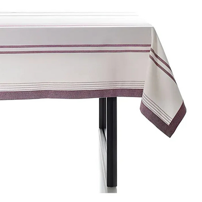 Toalha de Mesa Buddemeyer Lush Quadrada Vinho Fio Tinto 2,20m x 2,20m