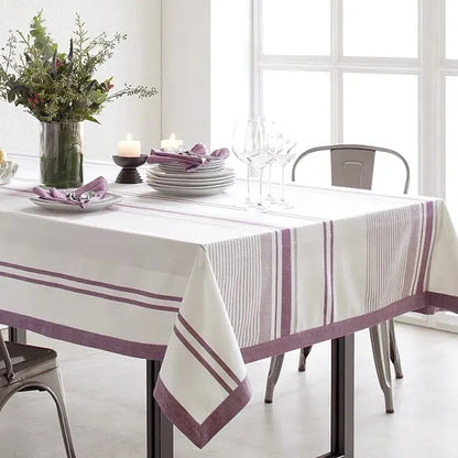 Toalha de Mesa Buddemeyer Lush Quadrada Vinho Fio Tinto 2,20m x 2,20m