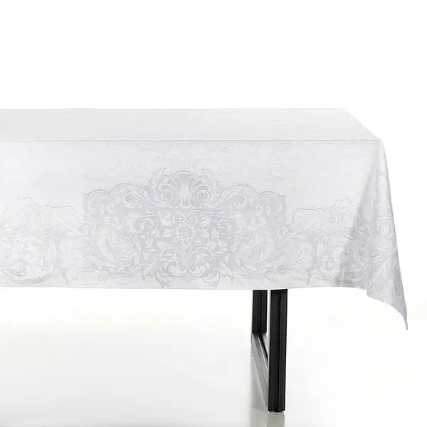 Toalha de Mesa Buddemeyer Monreale Quadrada Cinza 2,20m x 2,20m