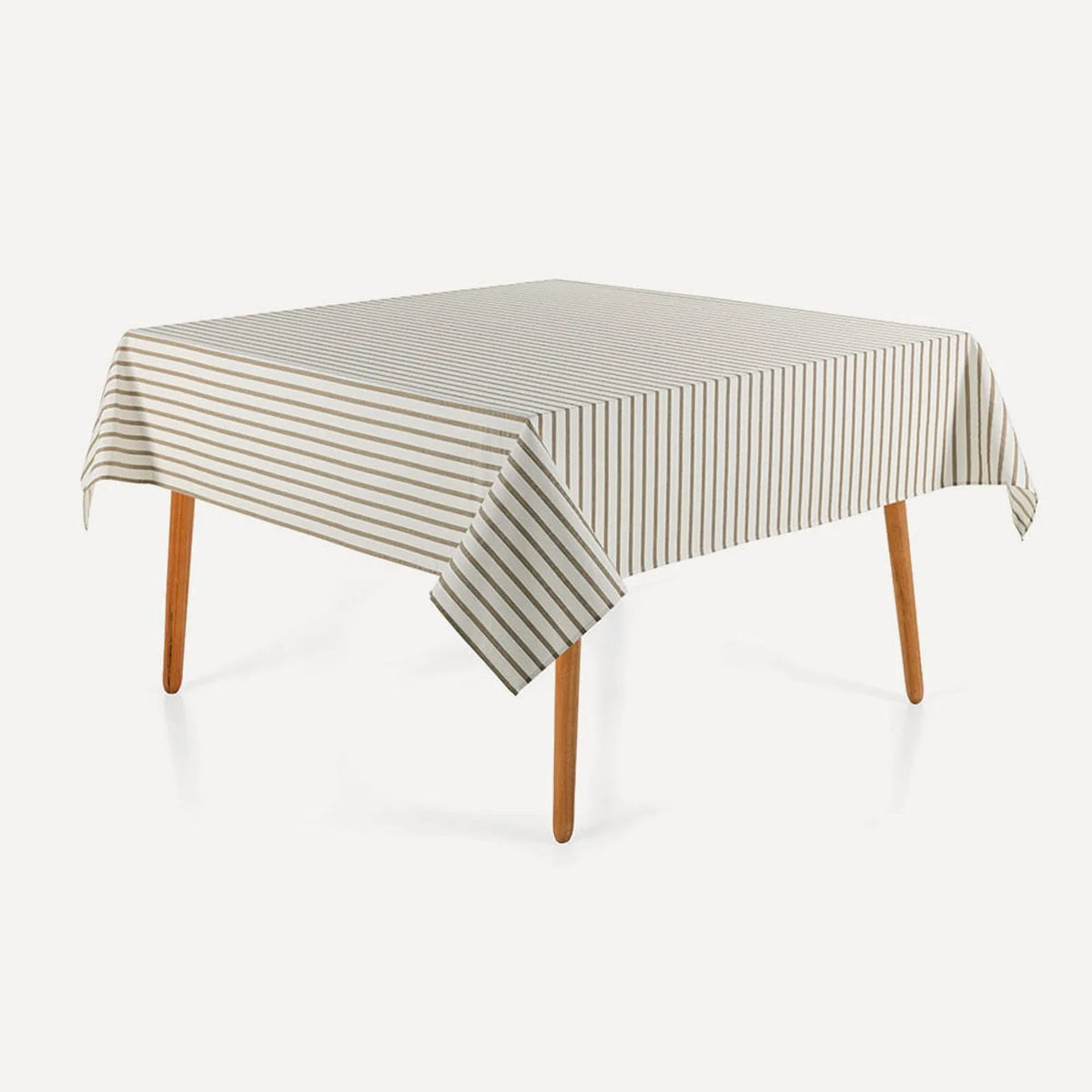 Toalha de Mesa Quadrada 8 Lugares Karsten Sempre Limpa Zaira Branco 1,80m x 1,80m