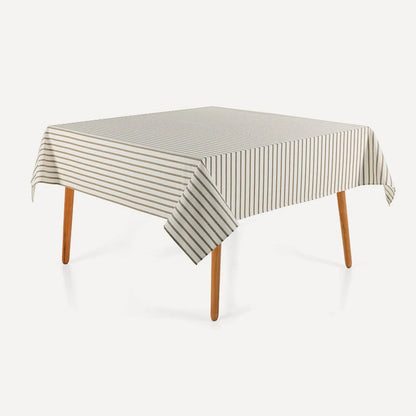 Toalha de Mesa Quadrada 8 Lugares Karsten Sempre Limpa Zaira Branco 1,80m x 1,80m