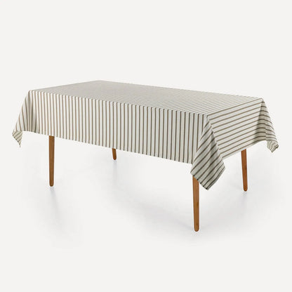 Toalha de Mesa Retangular 8 Lugares Karsten Sempre Limpa Zaira Branco 1,60m x 2,70m