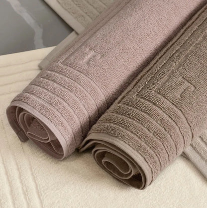 Toalha de Piso Trussardi Linee 100% Algodão Chumbo 48x80cm