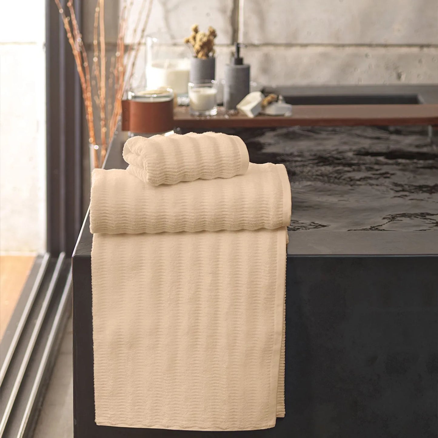 Toalha de Banhão Altenburg Haus Zero Twist Bege Instinto (85cm x 1,50m)